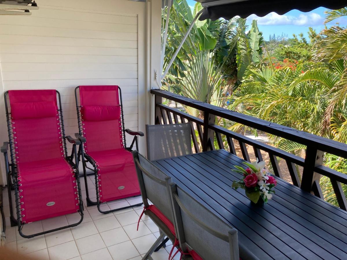 Appartement Arc En Ciel 3 Pieces Avec Acces Piscine Et Plage Saint-Francois  Exterior foto